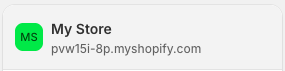 Store name configuration